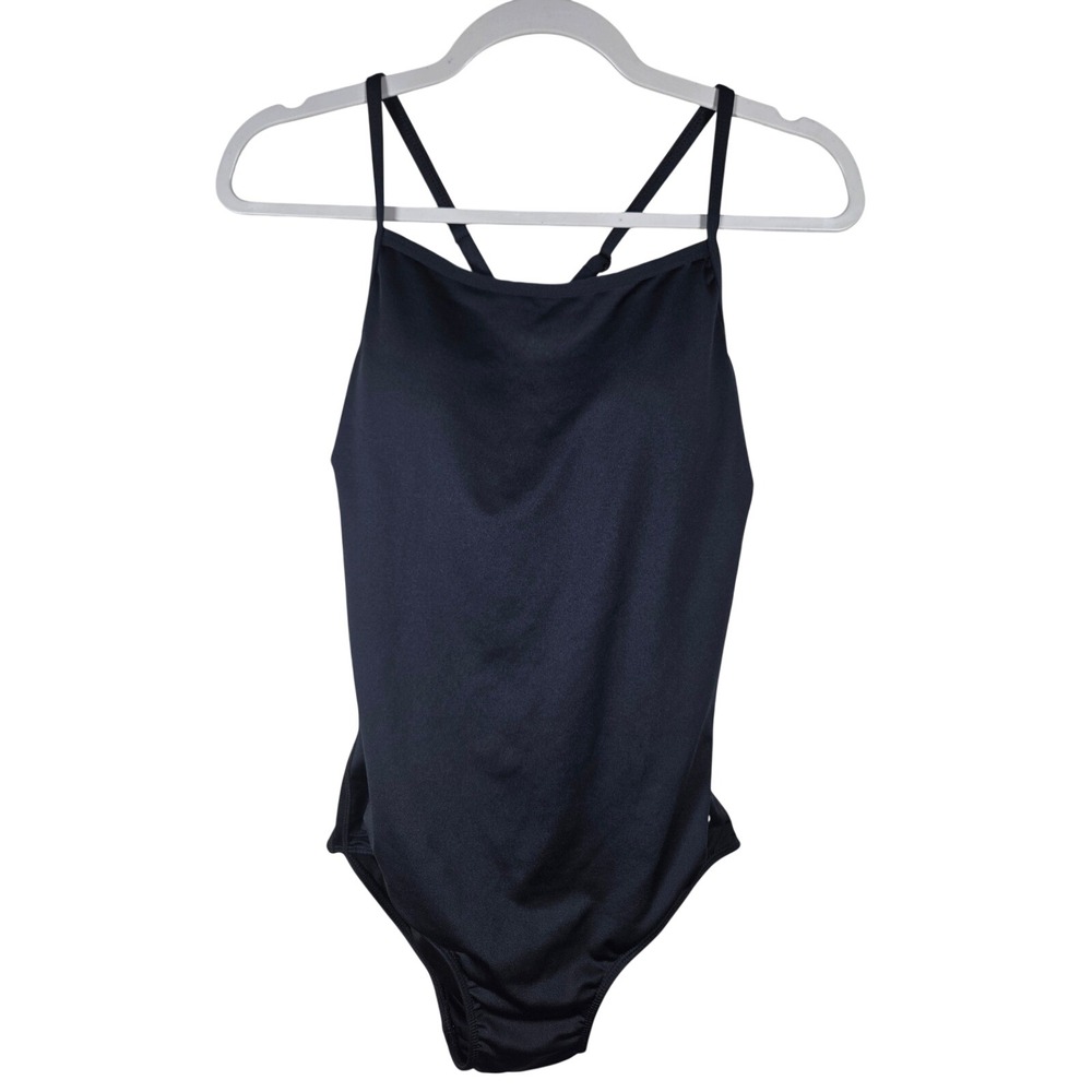 Baleaf Womens‎ Black One Piece Swimsuit Athletic Training Swimwear Size 36